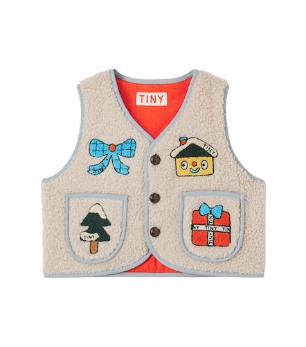 Veste sans manches brodée - Tinycottons - Modalova