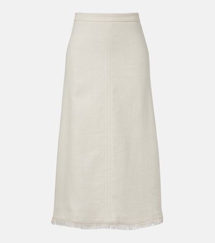 Jupe midi Fiocchi en lin et coton - 'S Max Mara - Modalova