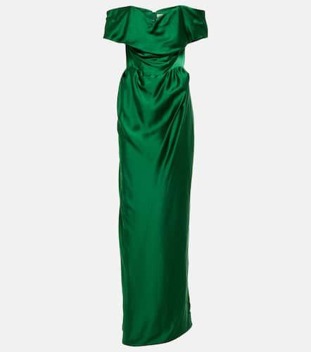 Robe longue à encolure bardot - Vivienne Westwood - Modalova