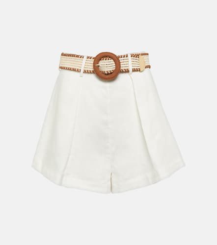 Short Halliday en lin à taille haute - Zimmermann - Modalova