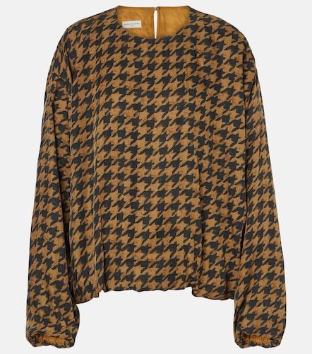 Blouse à motif pied-de-poule - Dries Van Noten - Modalova