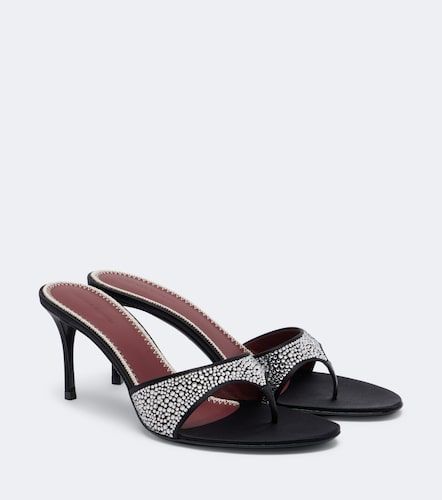 Sandales en satin à ornements - Magda Butrym - Modalova