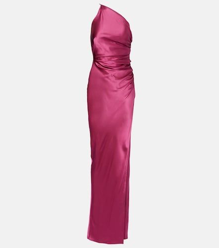 Robe longue asymétrique en soie - The Sei - Modalova