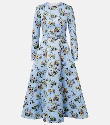 Robe midi Capucine à motif floral - Emilia Wickstead - Modalova