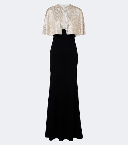 Robe longue à cape et ornements - Roland Mouret - Modalova