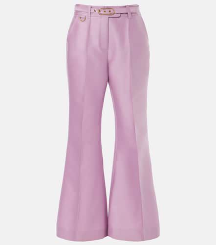 Pantalon ample en laine et soie - Zimmermann - Modalova