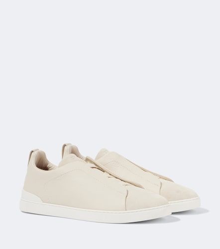 Zegna Baskets Triple Stitch en cuir - Zegna - Modalova