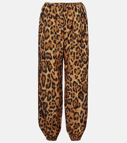 Alaïa Pantalon fuselé à imprimé léopard - Alaia - Modalova