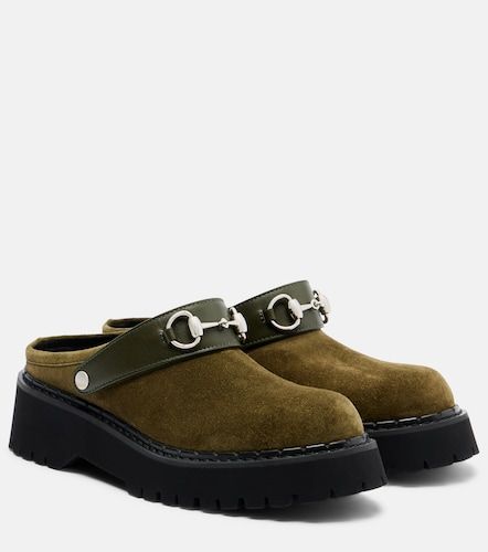 Gucci Mules Horsebit en daim - Gucci - Modalova