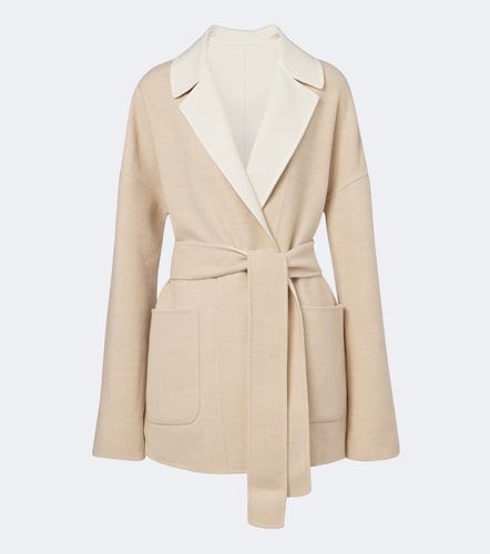 Manteau portefeuille réversible en laine - Eleventy - Modalova