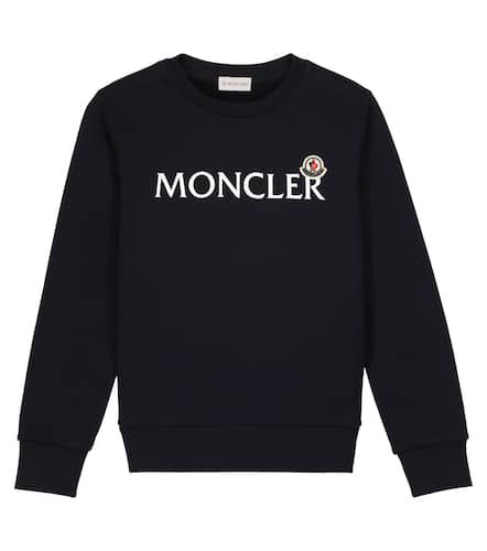 Sweat-shirt en coton à logo - Moncler Enfant - Modalova
