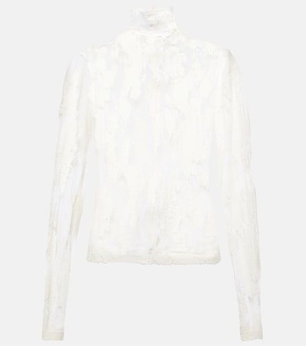 Top à col roulé en coton mélangé - Acne Studios - Modalova