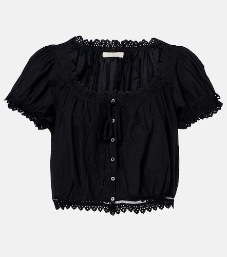 Dôen Top Nera en coton à broderies - Doen - Modalova
