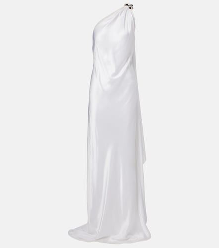Robe longue asymétrique Posie en satin - Ralph Lauren Collection - Modalova