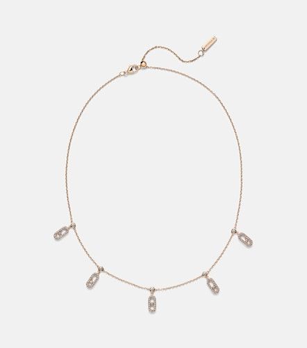 Choker Move Uno en or rose 18 ct et diamants - Messika - Modalova
