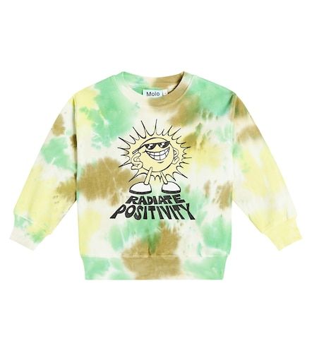 Sweat-shirt Memphis en coton à imprimé tie-dye - Molo - Modalova