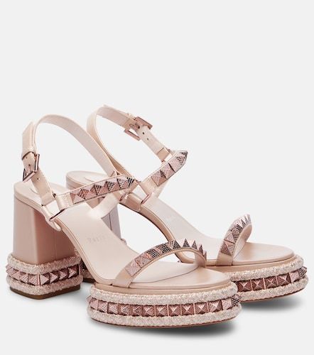 Sandales Superaclou 85 à plateau en cuir - Christian Louboutin - Modalova