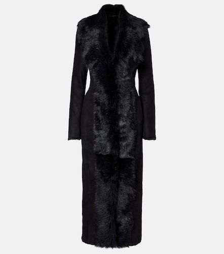 Manteau en daim et shearling - Magda Butrym - Modalova