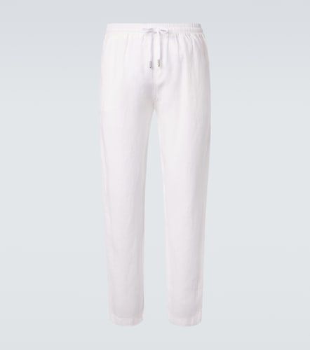 Thom Sweeney Pantalon droit en lin - Thom Sweeney - Modalova
