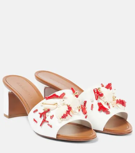 Mules Capri en cuir à ornements - Dolce&Gabbana - Modalova