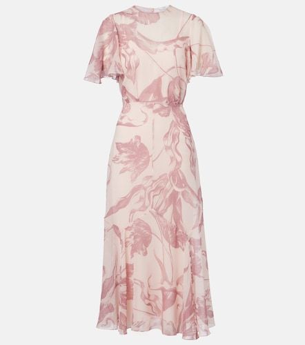 Erdem Robe midi imprimée en soie - Erdem - Modalova