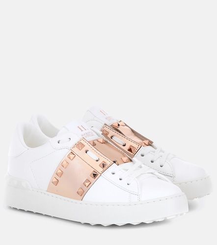 Baskets Rockstud Untitled en cuir - Valentino Garavani - Modalova