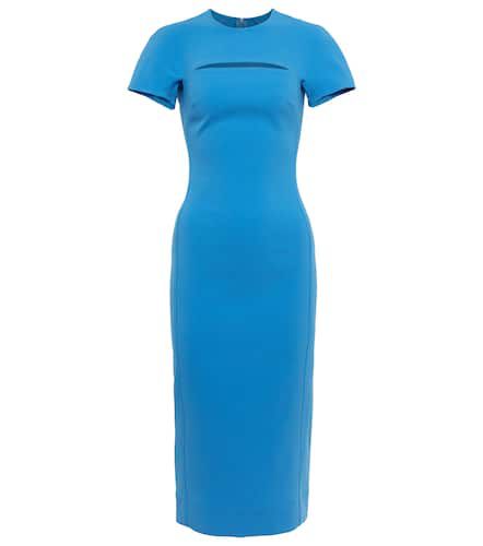 Robe midi Peekaboo en crêpe - Victoria Beckham - Modalova