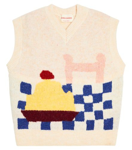 Pull sans manches Yummy Cake en jacquard - Bobo Choses - Modalova