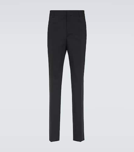 Pantalon slim en laine mélangée - Valentino - Modalova