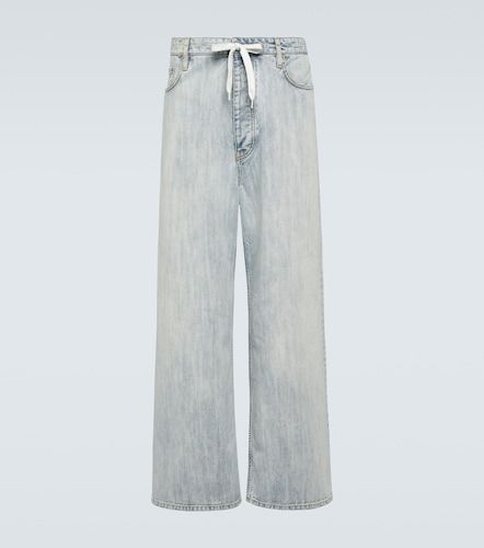 Pantalon ample à taille mi-haute en coton - Balenciaga - Modalova