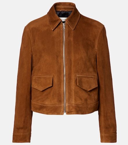 Veste bomber Vanves en daim - Nour Hammour - Modalova