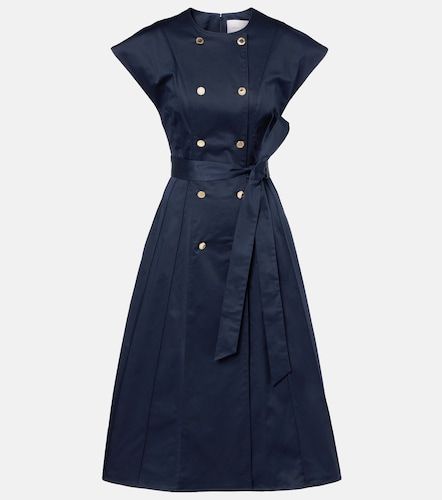 Robe midi en satin de coton mélangé - Carolina Herrera - Modalova