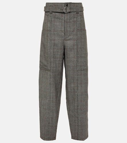 Pantalon à taille haute en laine vierge - Tod's - Modalova