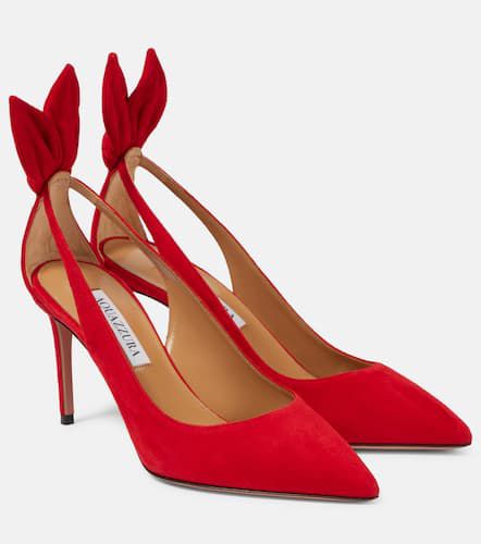 Aquazzura Escarpins Bow Tie en daim - Aquazzura - Modalova