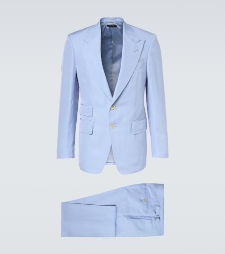 Tom Ford Costume en soie et lin - Tom Ford - Modalova