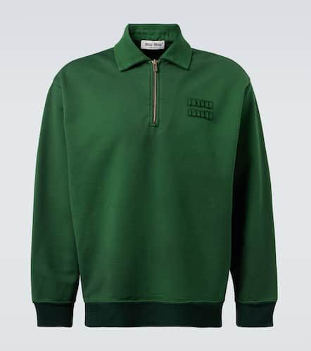 Sweat-shirt en coton  logo - Miu Miu - Modalova