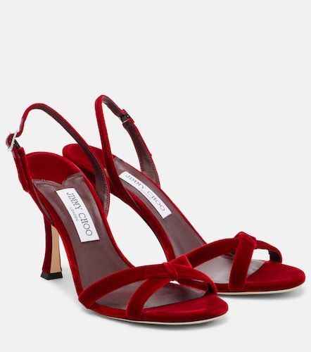 Jimmy Choo Sandales Elsy en velours - Jimmy Choo - Modalova