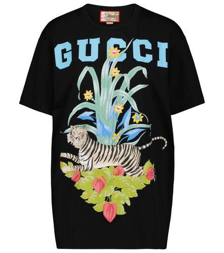 T-shirt en coton à logo - Gucci - Modalova