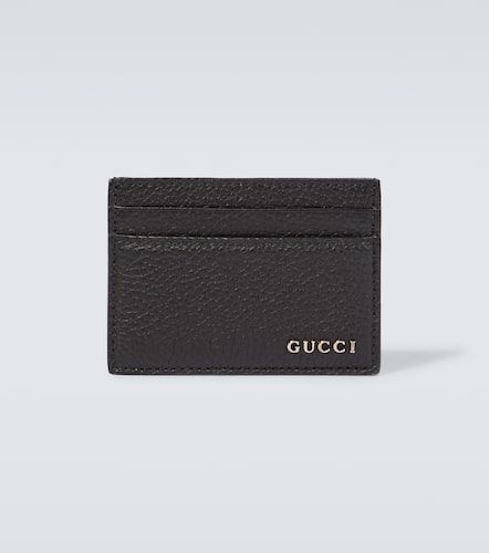 Gucci Porte-cartes en cuir à logo - Gucci - Modalova