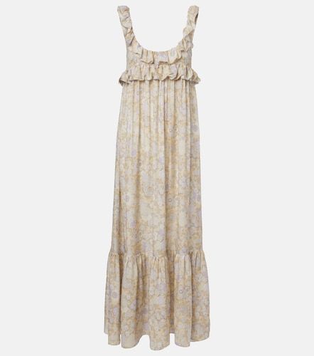 Chloé Robe longue en soie à fleurs - Chloe - Modalova