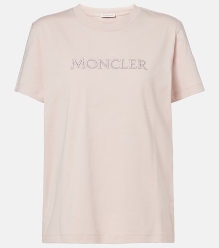 Moncler T-shirt en coton à logo - Moncler - Modalova