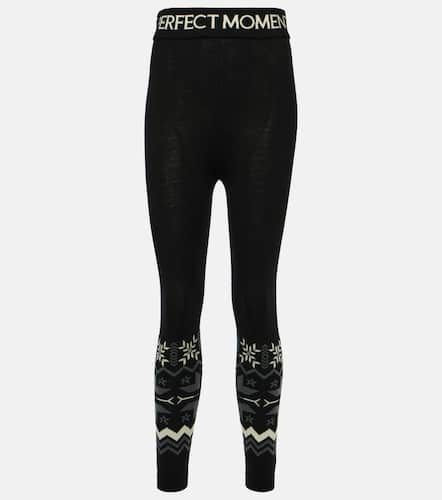 Legging Nordic en intarsia de laine - Perfect Moment - Modalova