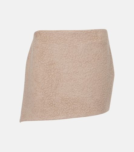 Mini-jupe asymétrique en alpaga et laine - Givenchy - Modalova