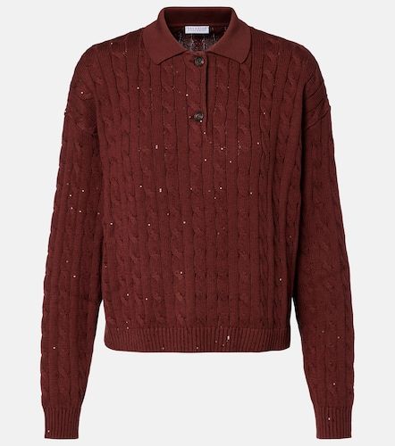 Polo en coton mélangé - Brunello Cucinelli - Modalova
