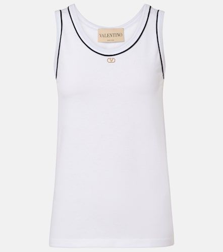 Valentino Top VLogo en coton - Valentino - Modalova