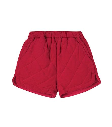 Short Thea en velours côtelé de coton à carreaux - C'era Una Volta - Modalova