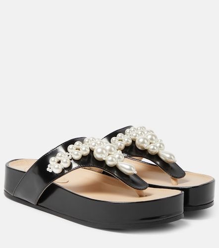 Sandales en cuir à ornements - Simone Rocha - Modalova