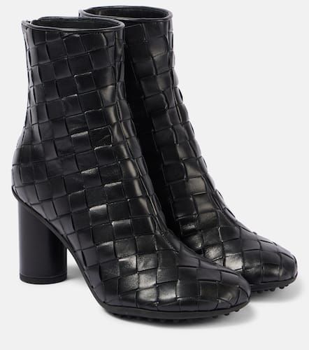 Bottines en cuir intrecciato - Bottega Veneta - Modalova