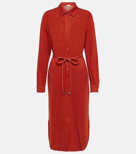 Robe midi Leisure Bormida en lin mélangé - Max Mara - Modalova