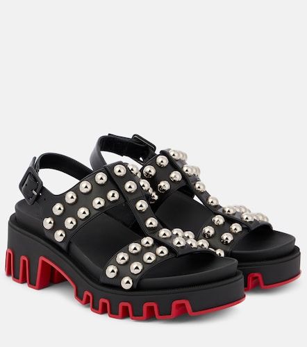Sandales Duniclou en cuir à clous - Christian Louboutin - Modalova